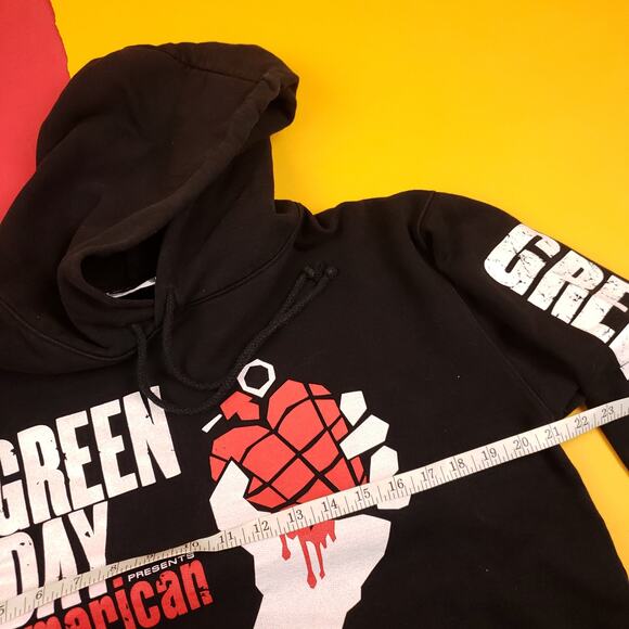 Rare 2004 Green Day American Idiot Tour Hoodie Mens Large - Picture 5 of 9